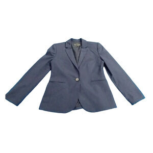 J Crew Blazer 1035 Bi-Stretch Tollegno 1900 Navy Wool Jacket Womens Size 4